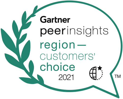 Gartner Peer Insights - Premiul Customer Recognition Choice 2021