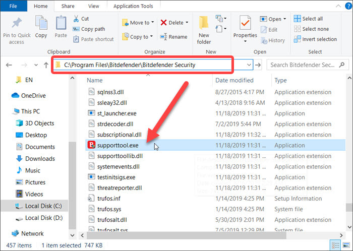 Cum generez un log Bitdefender support tool pe Windows 1