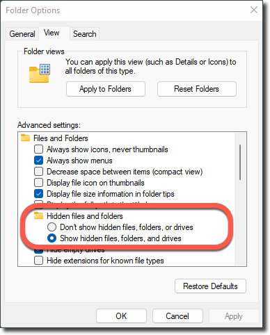 Cum pot afișa fișierele și folderele ascunse pe Windows