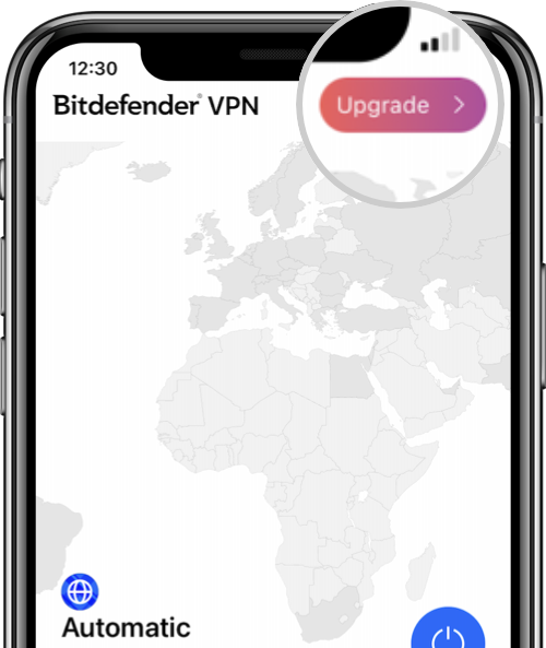 Upgrade la Bitdefender Premium VPN pe iOS