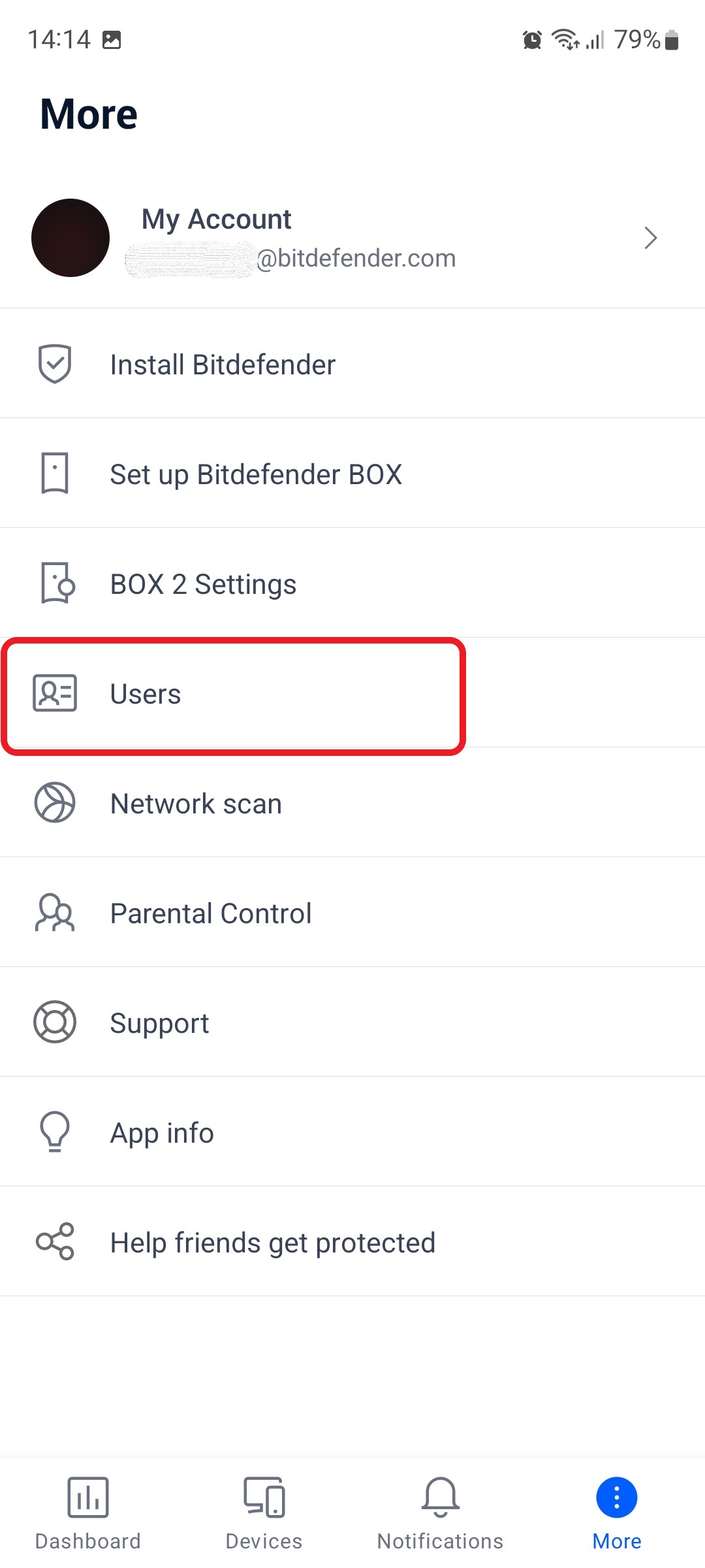 Cum se poate crea un profil Bitdefender BOX