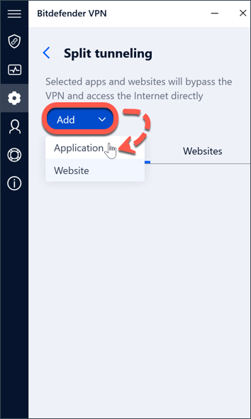 O aplicație nu funcționează cu Bitdefender VPN - solutie Windows