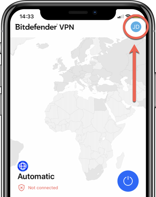 Bitdefender VPN for iOS - Settings